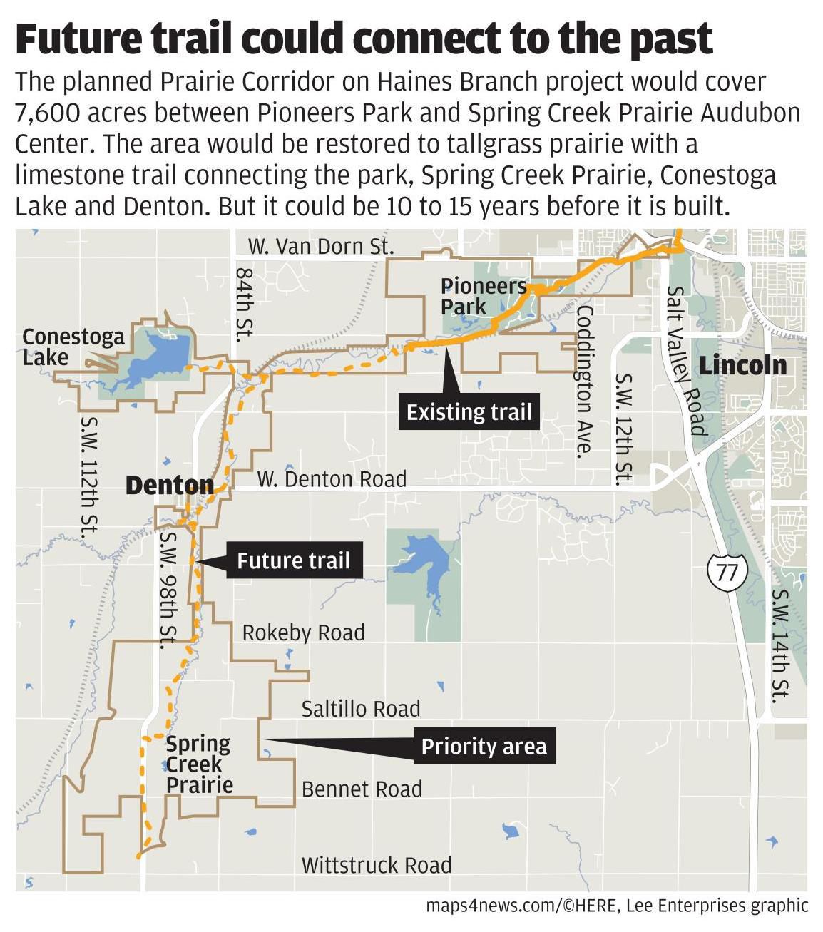 Prairie Corridor map